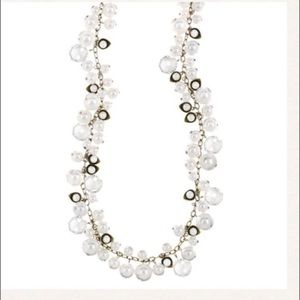 NEW Chloe + Isabel Pearl + Crystal Drops Necklace